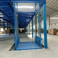 Monte-charge vertical Eterlift, dispositif de sécurité anti-chute, élévateur robuste pour la logistique d'atelier, manutention de marchandises.