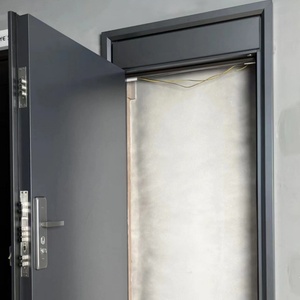 L'appartement de bureau d'hôtel de chambre à coucher peut être l'entrée de porte coupe-feu en acier personnalisée avec porte en métal de sécurité en nid d'abeille - Product Image 2