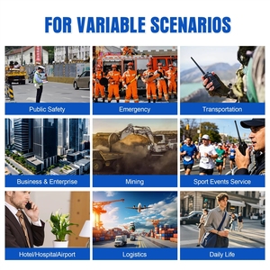 Walkie Talkie Personalizable para 6 Personas, Modelo <span class=keywords><strong>BF</strong></span> 888S, Juego Completo con Auriculares, Cargador de 6 Conexiones, UHF de Largo Alcance, Resistente al Agua - Product Image 5