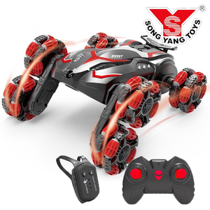 SOYANG Coche de Control Remoto de Acrobacias con Brazo Oscilante Giratorio de 6 Ruedas 2.4G y Luces LED, Venta Caliente, Venta al por Mayor de Fábrica - Product Image 1