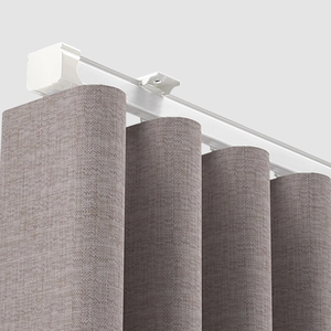 Nuovo Design Binario per Tende Pieghevole Manuale in Metallo, Aste e Accessori per Tende in Alluminio per Uso Domestico - Product Image 3