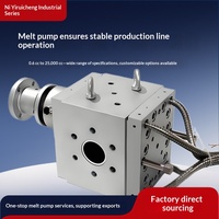 Pompe de dosage pour machine de moulage de polyuréthane, pompe à mélange bi-composant pour adhésif AB, ensemble de pompes à engrenages de précision à trois étages Ruizheng
