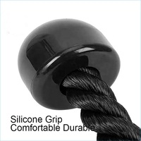 Vente en gros sur mesure Gym Fitness Double Triceps Tirez vers le bas Corde Fixation Cabel 27 "Revolving