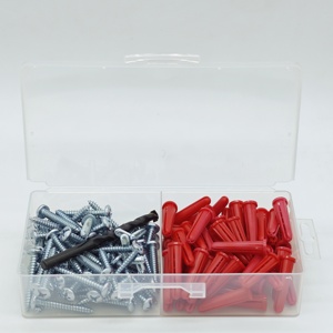 201pcs bê tông tường Neo và vít Assortment kit, #10-12 nhựa màu xanh Neo và tự khai thác vít với 1pcs khoan bit - Product Image 6