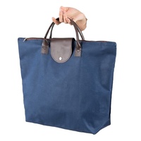 Sac d'épicerie Oxford pliable 600D avec logo personnalisé Sac fourre-tout réutilisable pour femmes