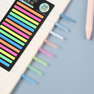 Tab Highlighter Dải đánh dấu trang trong suốt có thể ghi chỉ mục cờ dính ghi chú - Product Image 4