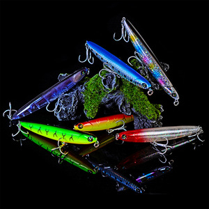 Nouvelle couleur Hessen 14g 11.5cm Sparrow Floating Wobbler Long Casting Pencil Appât artificiel dur pour la pêche en eau salée, Zander, Bar - Product Image 6
