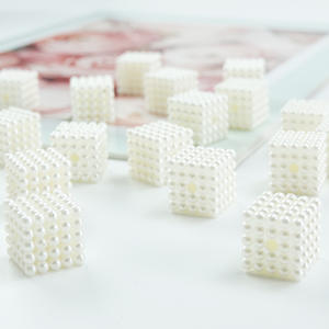 Wholesale Price DIY Handmade Earpiece Accessories ABS Natural White AAA Grade Ball Straight Hole <b>Loose</b> Baroque <b>Pearl</b> Beads - Product Image 2