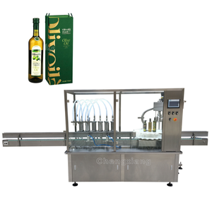 Automatic 300ml/500ml Olive Oil Filling Capping Labeling <b>Machine</b> for Glass <b>Packaging</b> Core Engine Motor Gear PLC for Chemical - Product Image 1