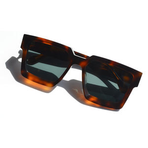 Gafas de Sol Modernas <span class=keywords><strong>Sifer</strong></span>, Gafas de Sol Cuadradas de Acetato de Alta Calidad para Mujer, Unisex, Polarizadas, con Lentes TAC Blancas y Negras - Product Image 2