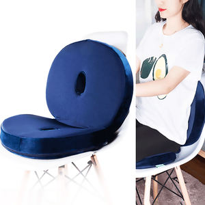 Bantalan kursi kantor ergonomis, busa memori rajut membantu meringankan nyeri saraf punggung - Product Image 2