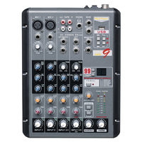 Système de SONORISATION professionnel À 4 Canaux Audio Numériques Mixeur Console De Mixage