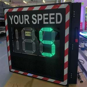 Fábrica al por mayor al aire libre <span class=keywords><strong>LED</strong></span> <span class=keywords><strong>Solar</strong></span> Radar señal de velocidad tráfico señal Digital y Panel Pantalla de límite de velocidad para la seguridad del tráfico - Product Image 5