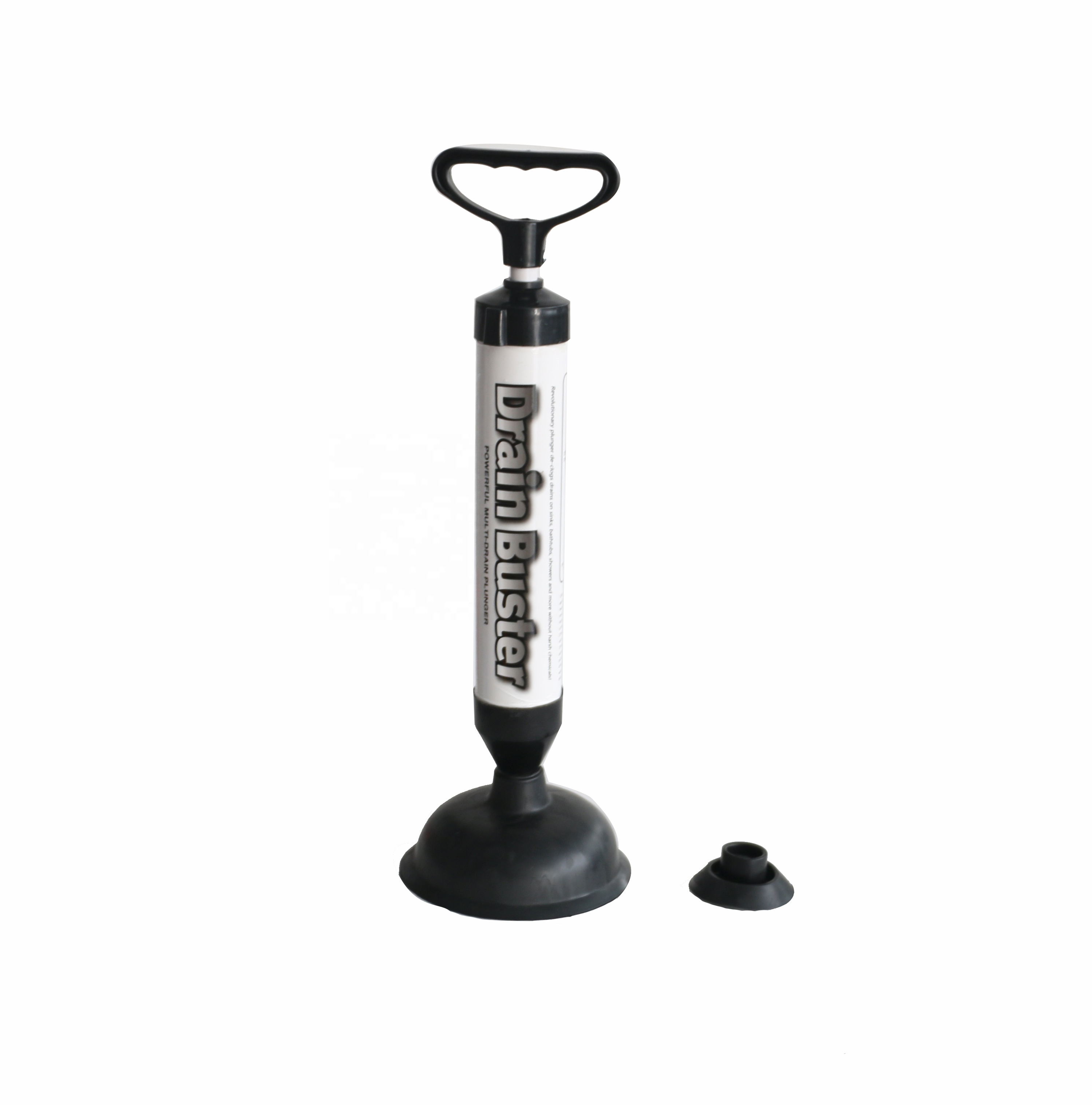 Drain Buster Toilet Air Plunger Powerful Drain Plunger With 2 Type Suction Cups Suitable For Toilet Bathtub Shower Sink Duo Heads - Plunger And Toilet Plunger Price