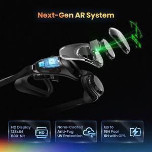 Gafas de Natación Inteligentes Holoswim 3 Pro con Análisis de Nado, Métricas en Tiempo Real, Antivaho Nano, GPS y Brújula para Piscina y Aguas Abiertas - Product Image 4