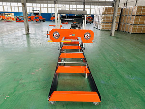 <span class=keywords><strong>Scierie</strong></span> à bande horizontale mobile avec plage d'épaisseur de 2 à 178 mm, moteur à essence, certifiée CE, remorque pour utilisation agricole, coupe de bois - Product Image 6