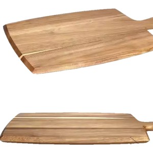 Planche à découper en bois d'acacia 17x10 cm, double face, en bois massif, multifonctionnelle, forme rectangulaire - Product Image 1