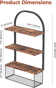 Étagères de salle de bains pour mur, au-dessus du stockage de <span class=keywords><strong>toilette</strong></span>, - Product Image 5