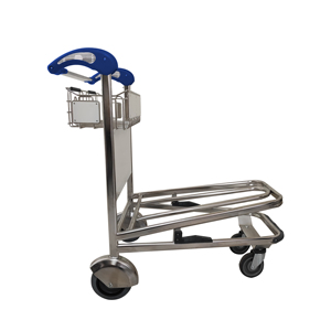 Chariot à bagages robuste avec frein de sécurité pour aéroport, idéal pour les projets aéroportuaires - Product Image 4
