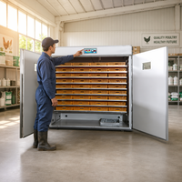 Haute qualité automatique micro-ordinateur contrôlé prix compétitif 3168 oeufs Setter incubateur équipement d'écloserie pour poulet
