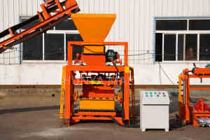 <strong>Small</strong>-batch Brick <strong>Making</strong> Equipment <strong>QTJ4</strong>-35 Flexible Electric-driven Semi-automatic Concrete <strong>Block</strong> <strong>Making</strong> <strong>Machine</strong> - Product Image 4