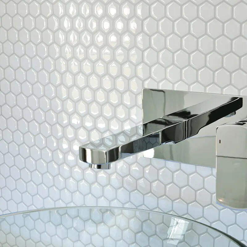 Removable 3D Wallpaper Mosaic Tiles Peel and Stick Backsplash Stick 3d self-adhesive peel stick tile