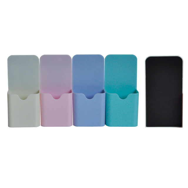 Custom Stationary Accessories Plastic Magnetic Pen Holder Organizer for School, Office, Refrigerator, Whiteboard