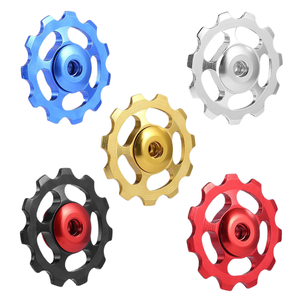 <span class=keywords><strong>Rodillo</strong></span> guía de aluminio de 11T para desviador trasero de <span class=keywords><strong>bicicleta</strong></span>, rueda de polea para sistema de cambio de bicicletas de montaña y carretera - Product Image 1