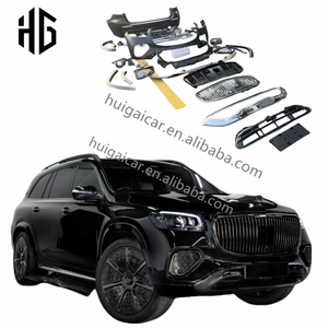 Kit carrosserie 2024 W167 pour Benz X167 GLS, mise à niveau vers <span class=keywords><strong>Maybach</strong></span> <span class=keywords><strong>680</strong></span>, pare-chocs avant, calandre, pare-chocs arrière, ensemble de kits carrosserie - Product Image 2