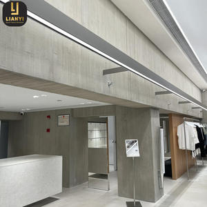 Panel de Revestimiento de Pared de Hormigón Prefabricado con Aspecto de Madera, Panel de Revestimiento de Cemento de Alta Resistencia para Decoración Interior y Exterior de Edificios - Product Image 1