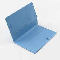 Couverture de carnet en cuir PU, couverture de journal minimaliste, couverture de bureau élégante rechargeable