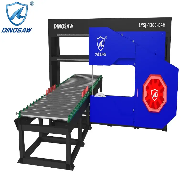 Computerized Profiling decoration road C-Shape artificial Leakage side stone making wire saw machinery for partition