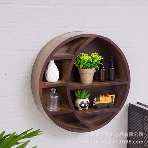 Creative House Hold Items Wall-Mounted <strong>Showing</strong> Stand for Wall Multifunctional Wooden Hanger Family Storage <strong>Rack</strong> - Product Image 2