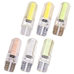 Nuovo LED T10 194 W5W COB lampadine a cuneo auto Styling bianco/blu/rosso/rosa lampada a LED con lato Silicone e illuminazione frontale - Product Image 3