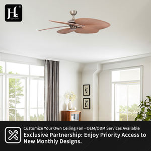 Ventilador de Techo Moderno de 52 Pulgadas para Interiores y Exteriores, 6 Velocidades, Ultra Silencioso, con Control Remoto, Luz LED, Hierro, 3 Aspas - Product Image 5