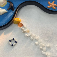Kit de jardin zen Ocean Beach avec accessoires de jardin zen DIY Mini ensemble de jardin zen pour enfants méditation paisible Vente en gros