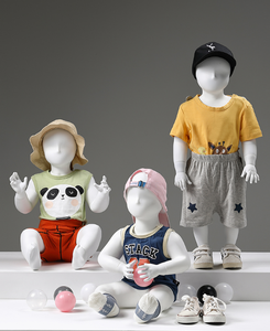 หุ่นโชว์เสื้อผ้าติดหน้าต่างสำหรับเด็กหุ่นจำลองแต่งตัวทั้งชุดและไฟเบอร์กลาสหุ่นโชว์สำหรับเด็ก - Product Image 1