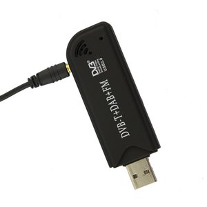 Sintonizzatore <span class=keywords><strong>TV</strong></span> digitale terrestre Mini USB dvb-t supporto FM Radio DAB Sdr Rransceiver - Product Image 1