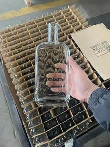 750ml hình dạng tùy chỉnh Flint Glass Vodka Whisky chai với cap - Product Image 6