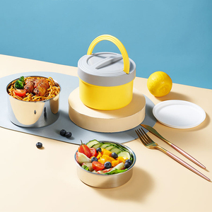 Hot Bán Sang Trọng Thép Không Gỉ Bento Hộp Ăn Trưa Cách Điện Cấp Thực Phẩm Bento Hộp Cho Trẻ Em Heatable Tính Năng - Product Image 3