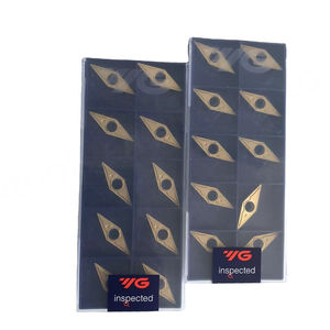 Insertos de Carburo de Tungsteno de Alta Calidad YG801 con Recubrimiento PCD/PCBN/CVD, Dureza HRC45-65 para Herramienta de Torneado Externo de Torno CNC - Product Image 1