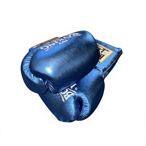 Nuevos Guantes de Boxeo Personalizados No Boxing No Life 100% Cuero Genuino con Cierre de Cordones y Correas para Sparring y Entrenamiento, Precio al por Mayor - Product Image 3
