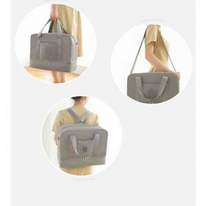 Custom <b>Waterproof</b> Dry Wet Separation Swimming Beach <b>Bag</b> Weekend Travel Handbag Portable Large Capacity Hand Luggage - Product Image 6