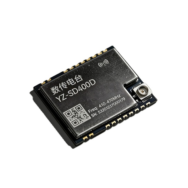 YZ-SD400D Miniature Internal Radio Modem, Fixed Frequency Data Link for Drone Control & Land Survey, Adjustable Baud