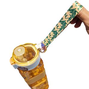 Bouteille d'eau en plastique écologique grande capacité 720 ml avec paille et marqueur de temps, portable pour les sports de plein air, les festivals et <span class=keywords><strong>la</strong></span> rentrée scolaire - Product Image 6