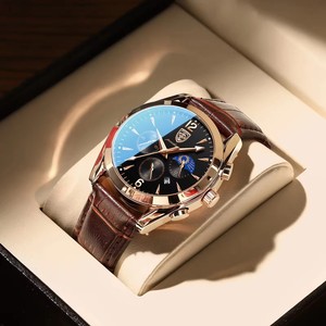 Reloj de Pulsera para Hombre POEDAGAR <span class=keywords><strong>829</strong></span> OEM, Reloj de Cuarzo de Alta Calidad con Calendario, Manecillas Luminosas, Estilo Deportivo y Moderno - Product Image 4