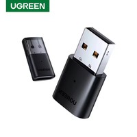 UGREEN USB A-ontvanger Bluetooth 5.1 Adapter Draadloze Dongle Mini-adapter Ondersteunt 5 apparaten gelijktijdig aansluiten voor computer