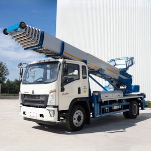 Chariot élévateur de bonne construction JIUHE haute portée 45m échelle aérienne ascenseur camion de haute altitude véhicule de haute altitude - Product Image 4