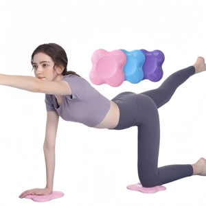 Coussinets de soutien pour les genoux en TPE antidérapants, personnalisables, multifonctionnels, épaissis et à haute élasticité pour le yoga - Product Image 1