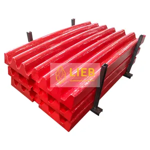 Jaw Crusher Parts Swing Movable Fixed Jaw Plate High Manganese